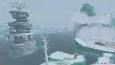 ハマチャ尖氷群