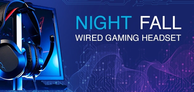 【PR】ゲーミングヘッドホン『NIGHTFALL WIRED GAMING HEADSET』レビュー！