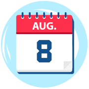 8月