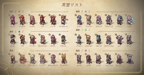 英霊リスト