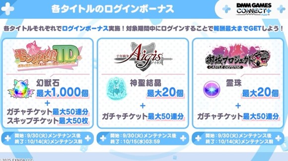 ログインボーナス