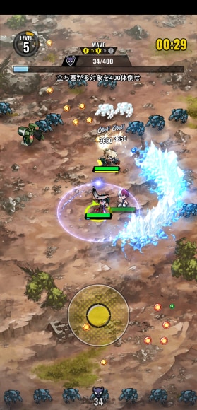 迫りくるヴィランと戦うローグライトアクション