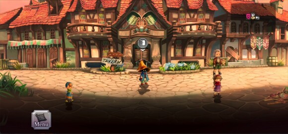 アレクサンドリア城下町