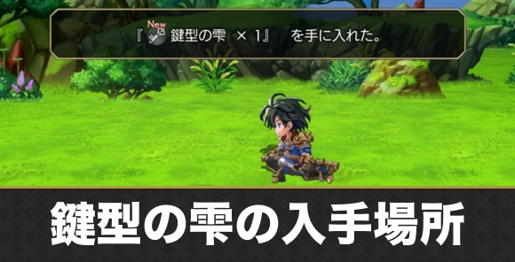 【アナデン】鍵型の雫の入手場所