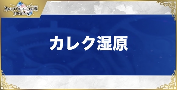 【アナザーエデンビギンズ】カレク湿原