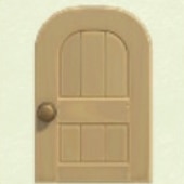 ベージュのきぐみのドア