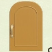 きいろいシンプルなドア