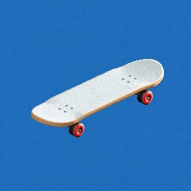 スケートボード_ホワイト