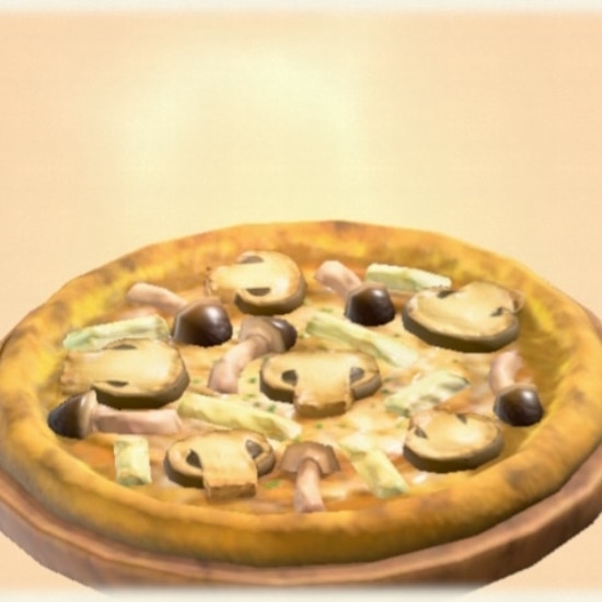 キノコのピザ