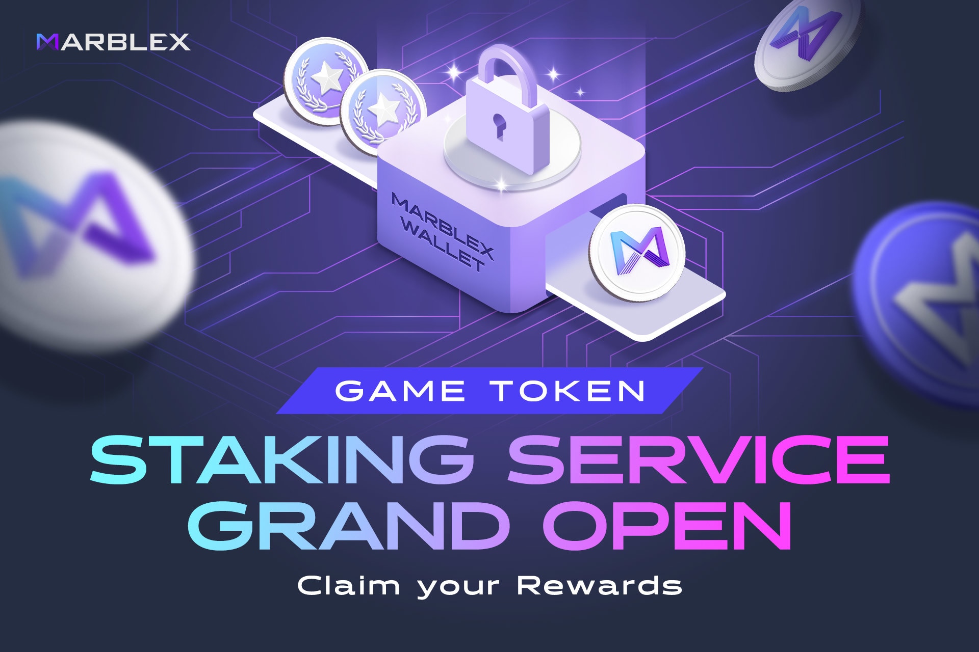 staking service grand open
