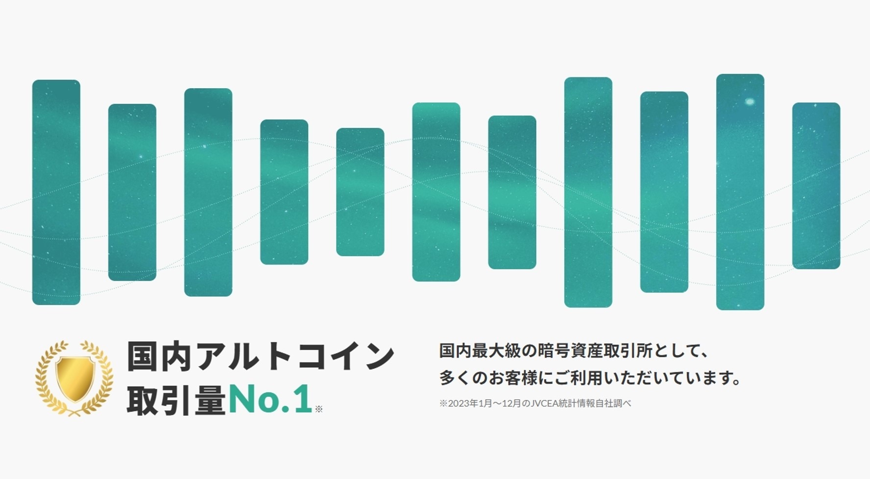 国内アルトコイン取引量No.1