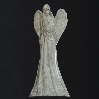 木彫りの女神像