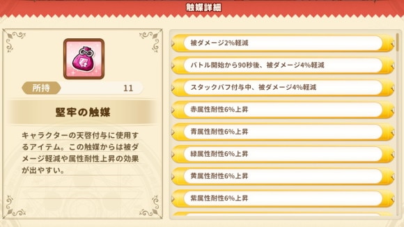 堅牢の触媒