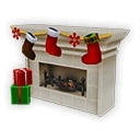 クリスマス暖炉