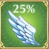 女神の翼(25%)