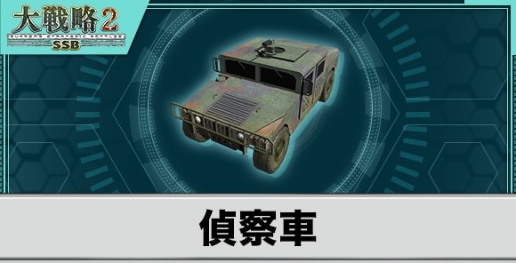 偵察車の性能と武装