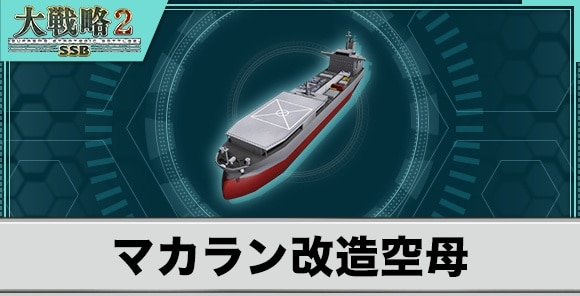 マカラン改造空母の性能と武装