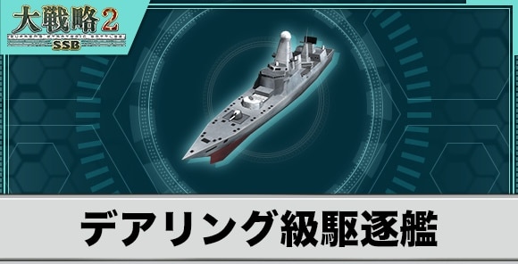 デアリング級駆逐艦の性能と武装