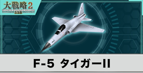 F-5 タイガーⅡの性能と武装