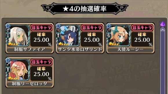 ピックアップ確率