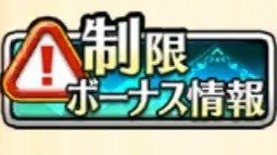 制限ボーナス情報