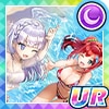 水飛沫がキラめいて