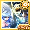 夜空に閃く月光