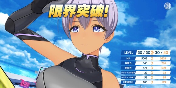 レベル上限が上がる