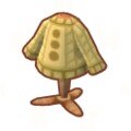 ベージュのニット