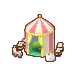 ファンシーなテント