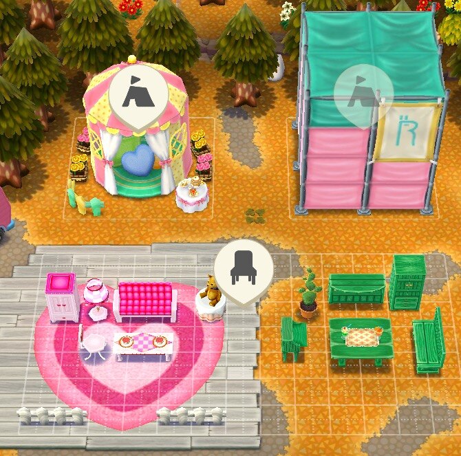 テント2つ