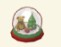 クリスマスなスノードーム