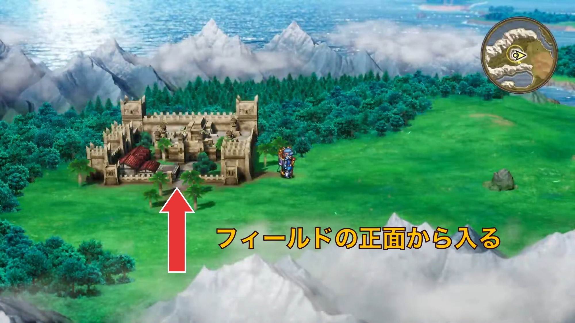 攻略チャート6 炎の祠から船で北に向かう