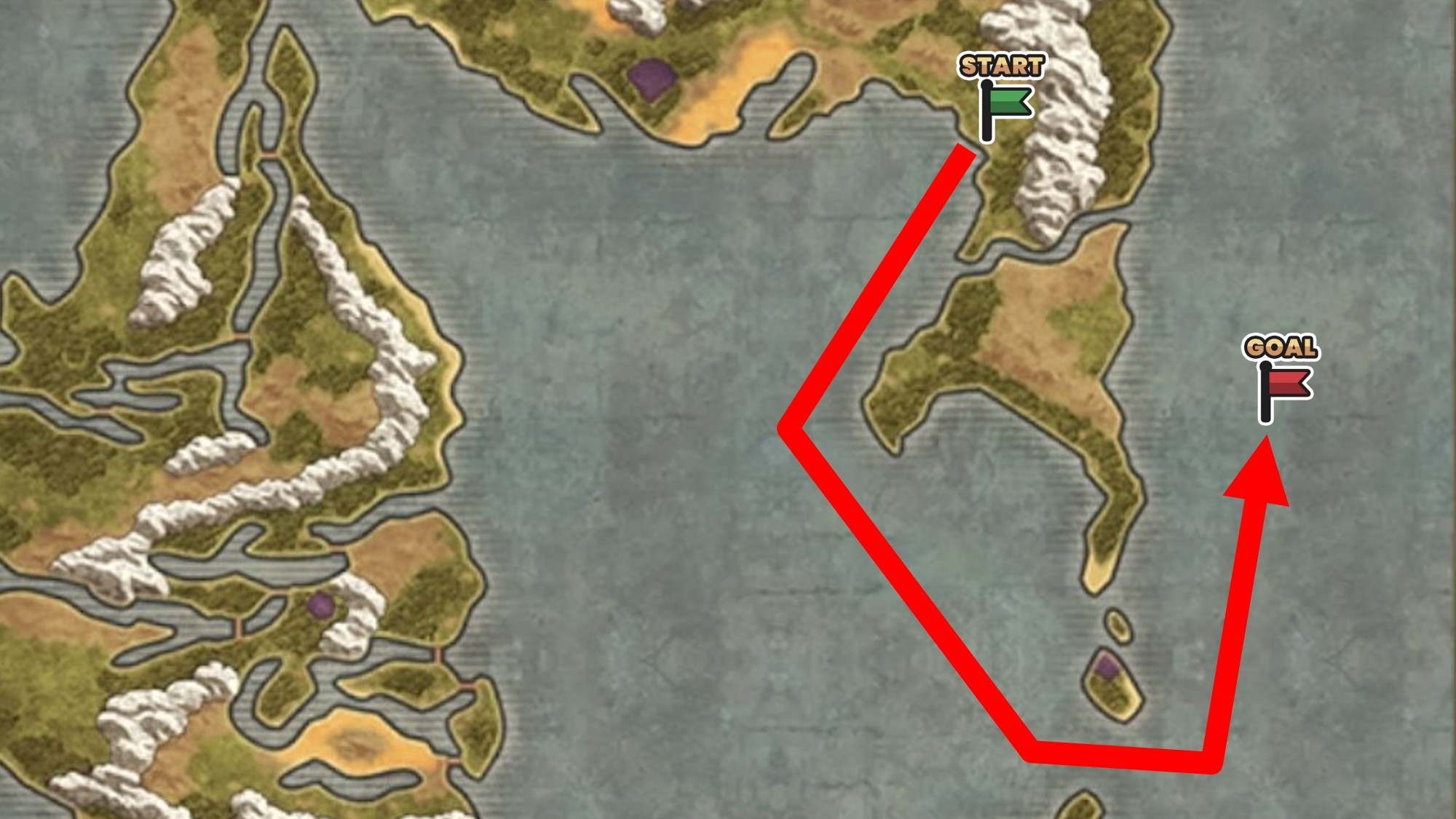 ヌシのすみか東海 ローレシア南から東の海に出る