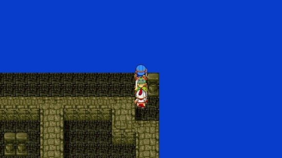 青いエリアに入ると塔の外に出る