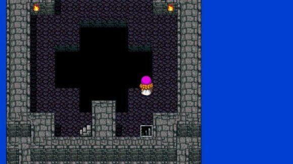 穴に落ちないように進む