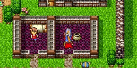 呪いはラダトームの町にいる老人に話すと解除