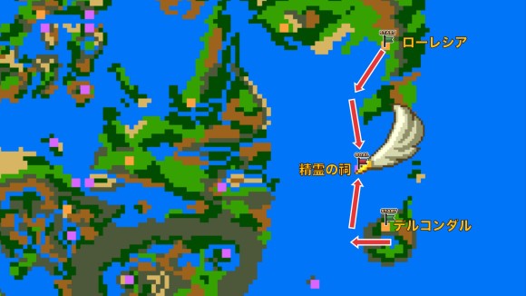 精霊の祠行き方