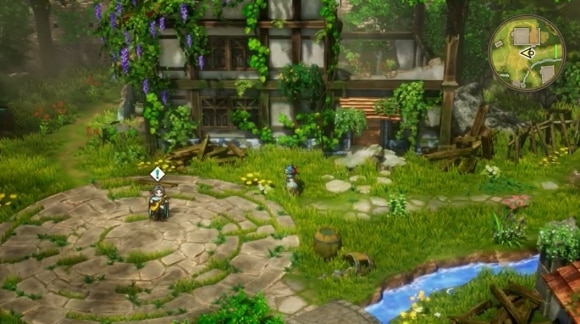 名もなき廃墟でザライと会話