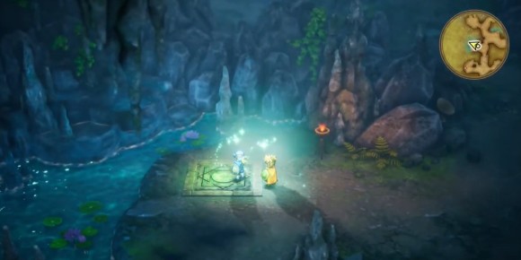 地下2階中央で緑の床を踏むと回復