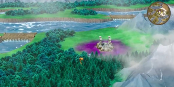 ムーンブルクを出て東にある毒沼へ向かう