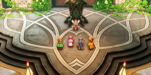 妖精の城最上階で夢の妖精と話す