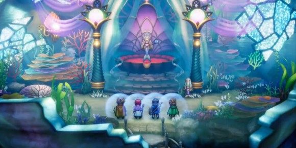 アルメハで人魚の女王と話す