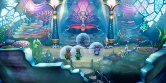 人魚の女王と話す