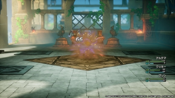 ダメージは主人公を中心に稼ぐ