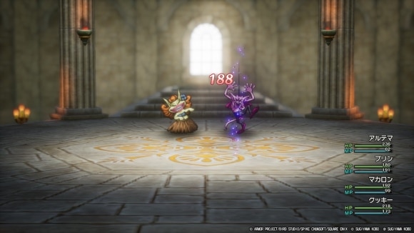 主人公のけもの突きを中心にダメージを稼ぐ