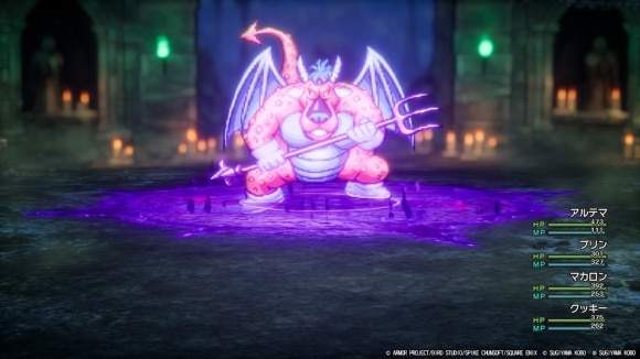 災禍の陣で守備力と呪文耐性を下げる