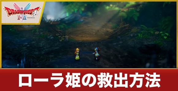 【ドラクエ1&2リメイク】ローラ姫の救出方法