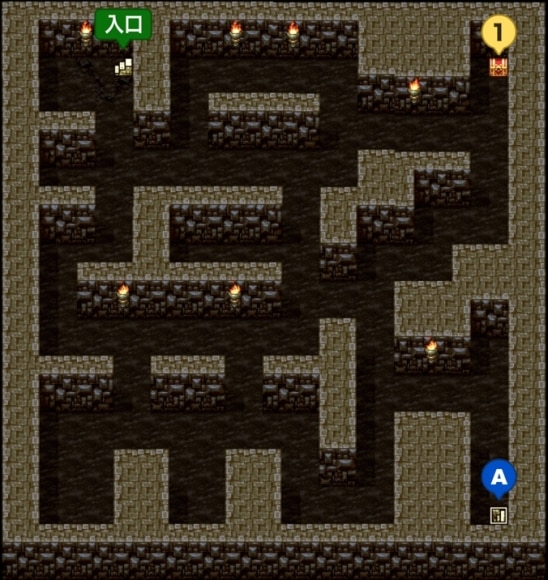 ドラクエ3 ラダトーム北の洞窟のマップ攻略 宝箱やちいさなメダルの入手場所 Dq3 アルテマ