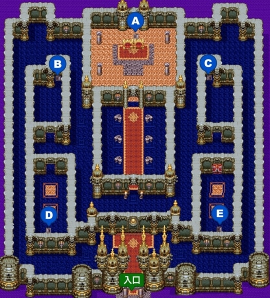 ドラクエ3 ゾーマ城のマップ攻略 宝箱やちいさなメダルの入手場所 Dq3 アルテマ